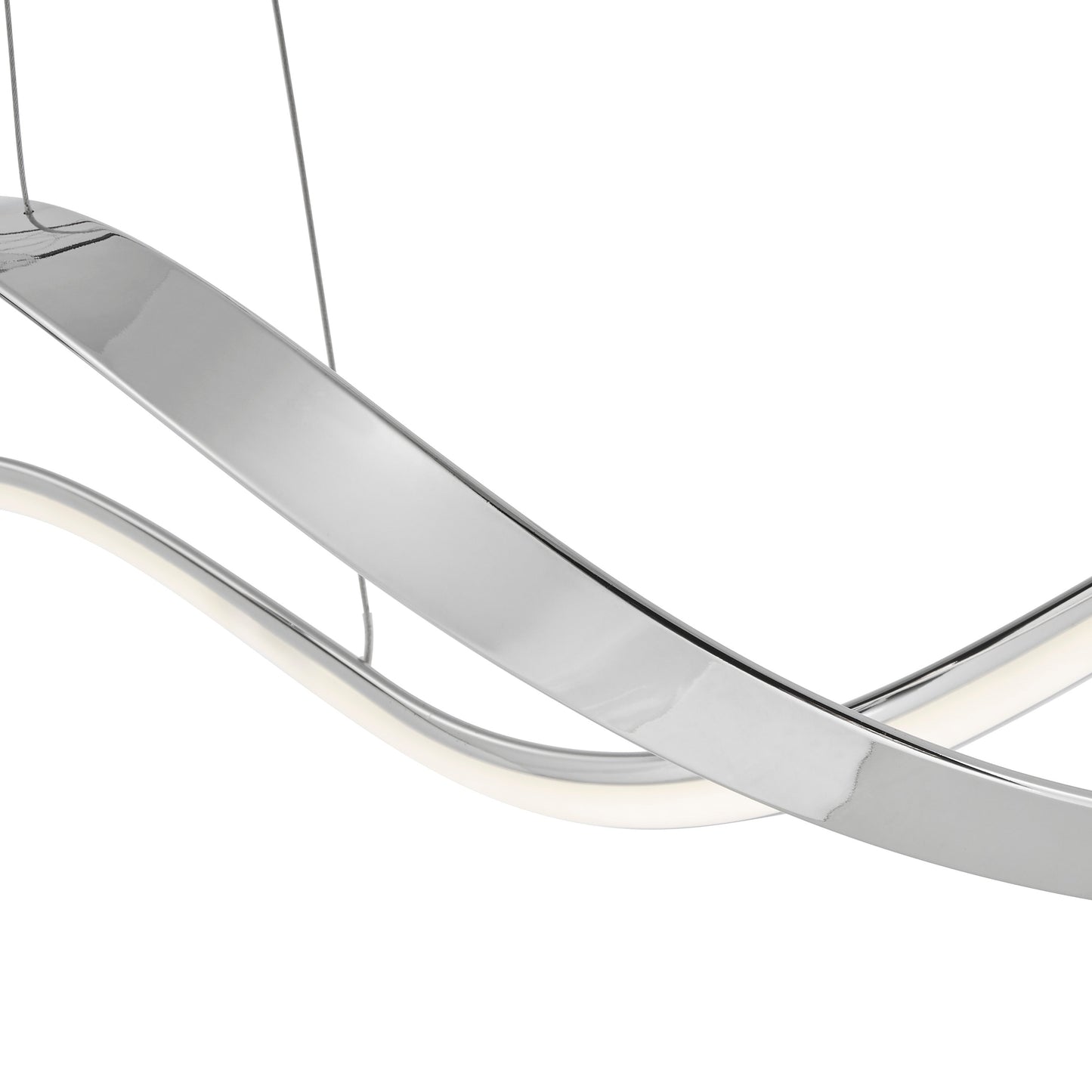 Xiamen LED Adjustable Chandelier Chrome by Finesse Decor CH-014