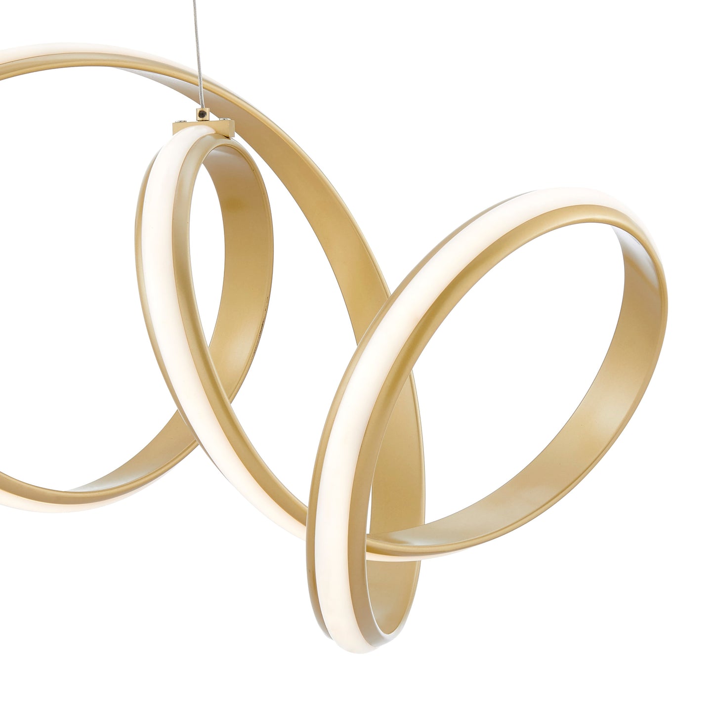 Seville LED Chandelier Gold by Finesse Decor CH-007-G