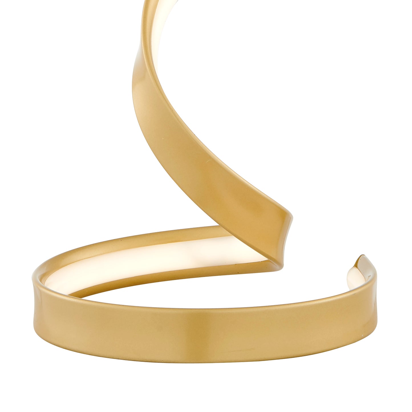 Hamburg Gold Table Lamp LED Strip & Dimmable Switch by Finesse Decor TL-001-G