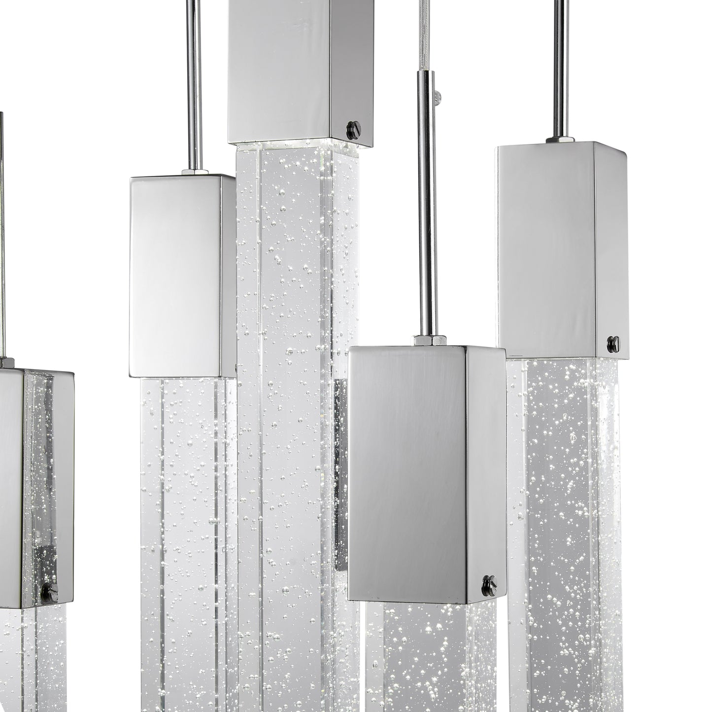 Rectangular Crystal Chandelier XL 5 Light by Finesse Decor FN-1133-5
