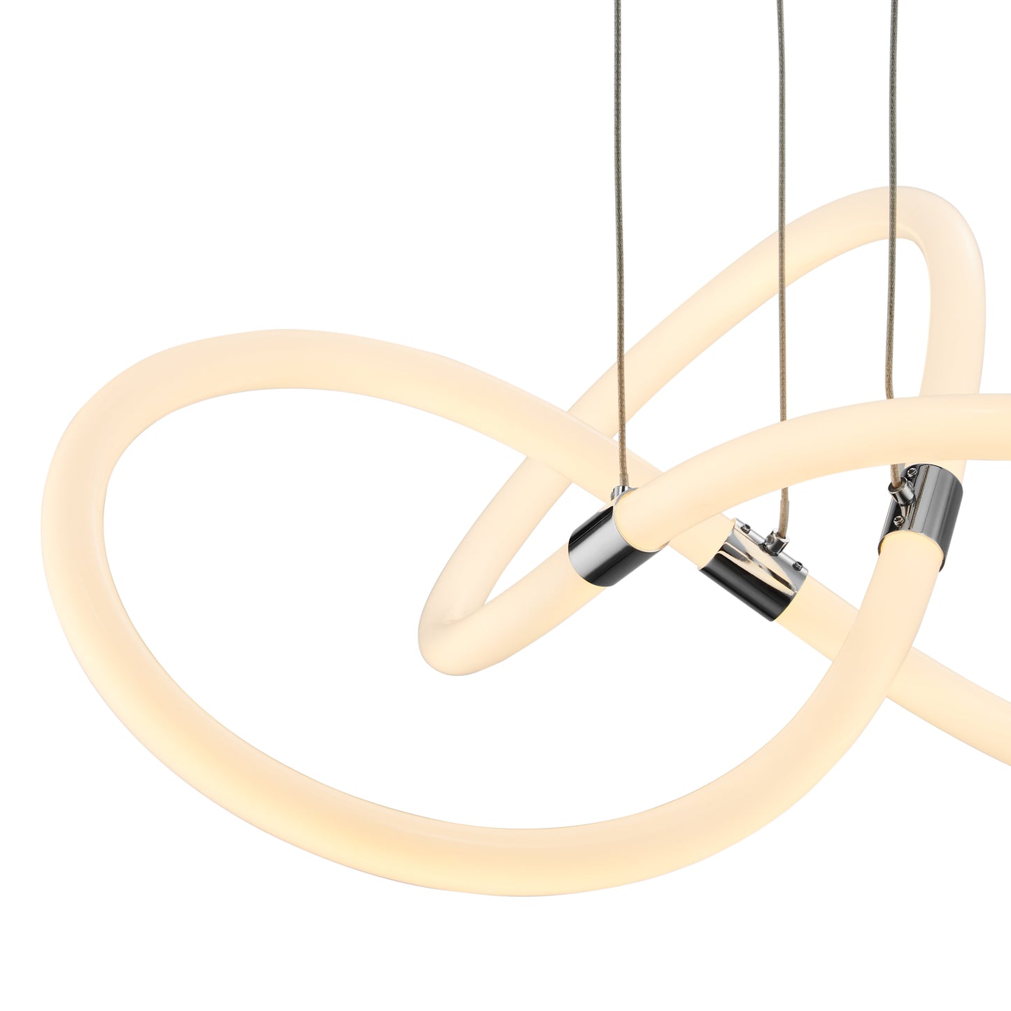 Daisy LED Adjustable Chandelier Chrome by Finesse Decor CH-01155-C