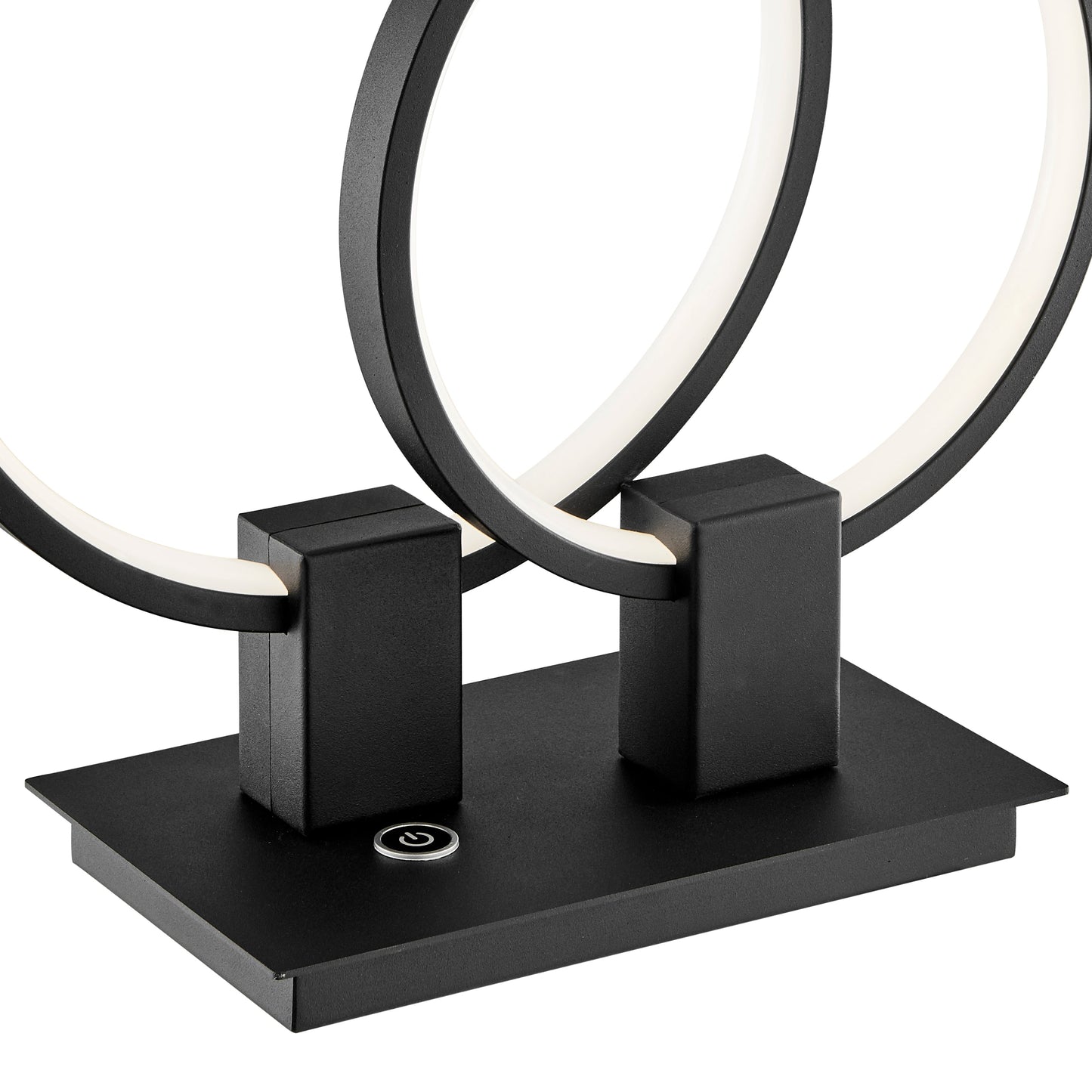 Hong Kong LED Short Table Lamp Matte Black by Finesse Decor TL-1172-S-MB