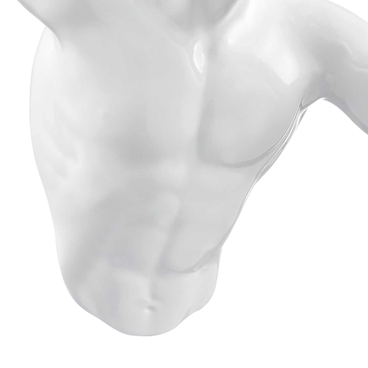 Runner Man 13" Wall Sculpture White by Finesse Decor C-WR-19
