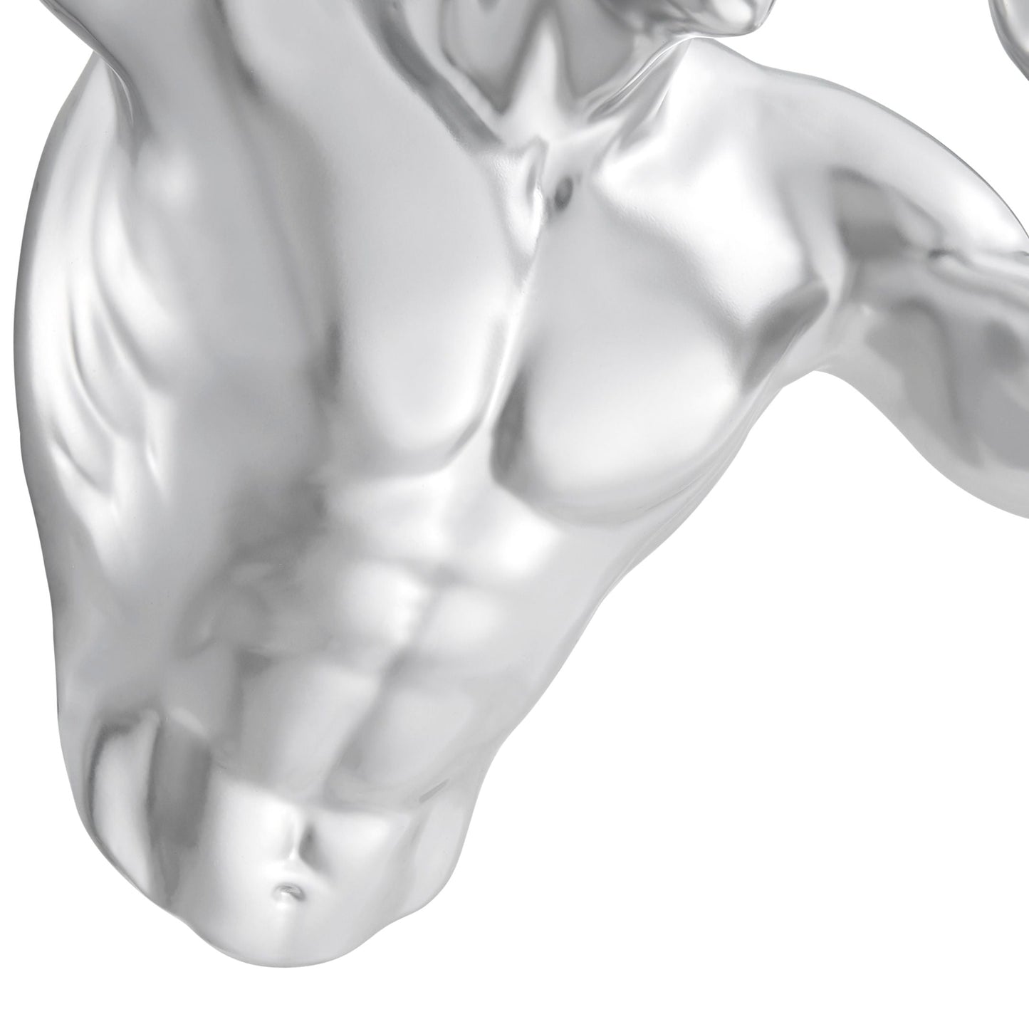 Runner Man 13" Wall Sculpture Chrome by Finesse Decor C-WR-21