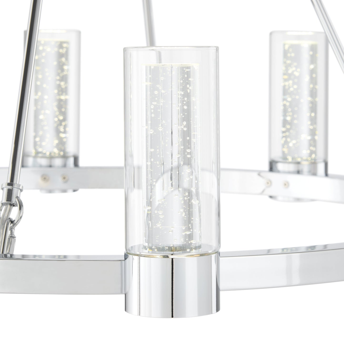 Victory 8 Light Chandelier Chrome by Finesse Decor CH-1101-8C