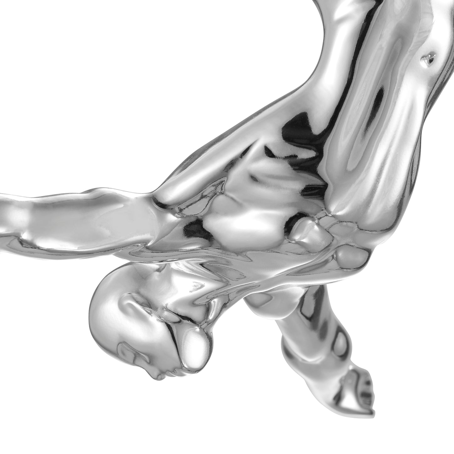 Diver 22" Wall Decor Sculpture Chrome by Finesse Decor C26XL-NC