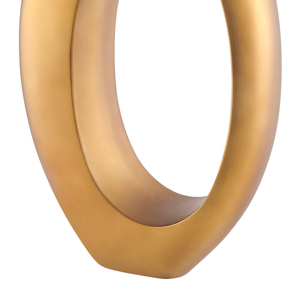 Trombone Vase Large Matte Bronze by Finesse Decor C18BR