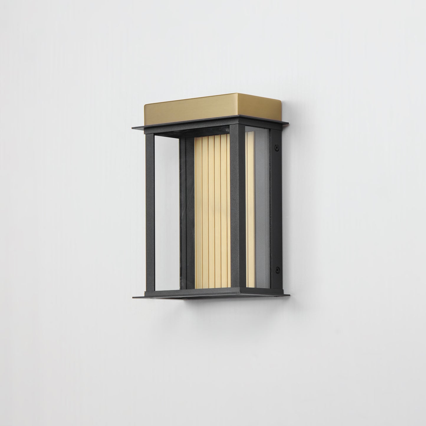 Rincon Small LED Outdoor Sconce Black/Gold by Maxim Lighting