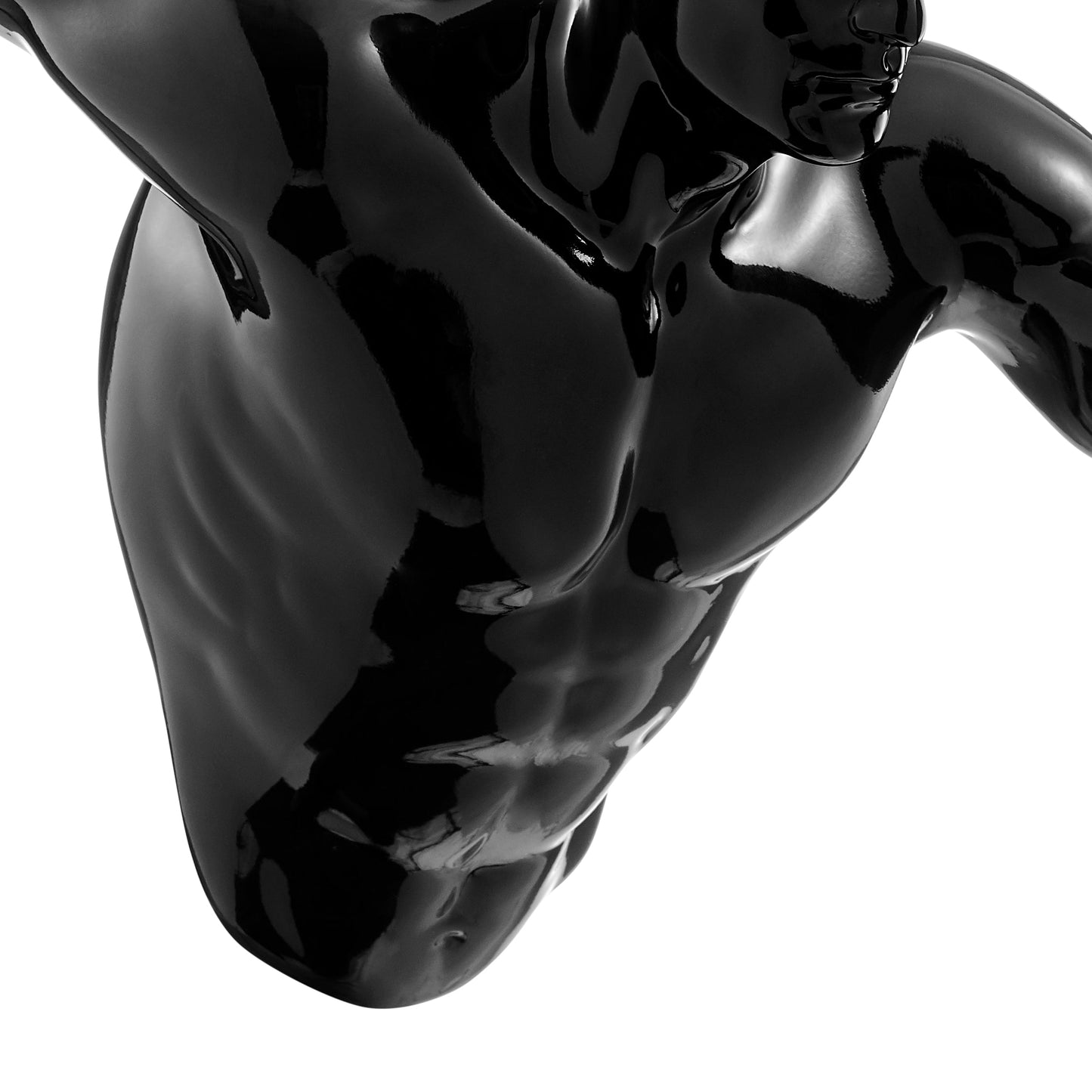 Runner Man 20" Wall Sculpture Black by Finesse Decor C-WR-18XL