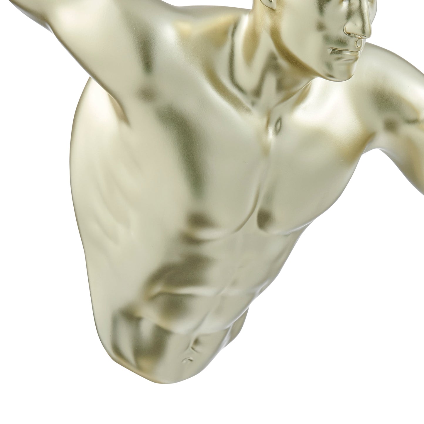 Runner Man 20" Wall Sculpture Gold by Finesse Decor C-WR-22XL