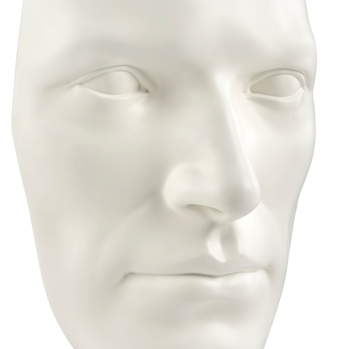 Sumerian Masculine Face Matte White by Finesse Decor C-7043-MW
