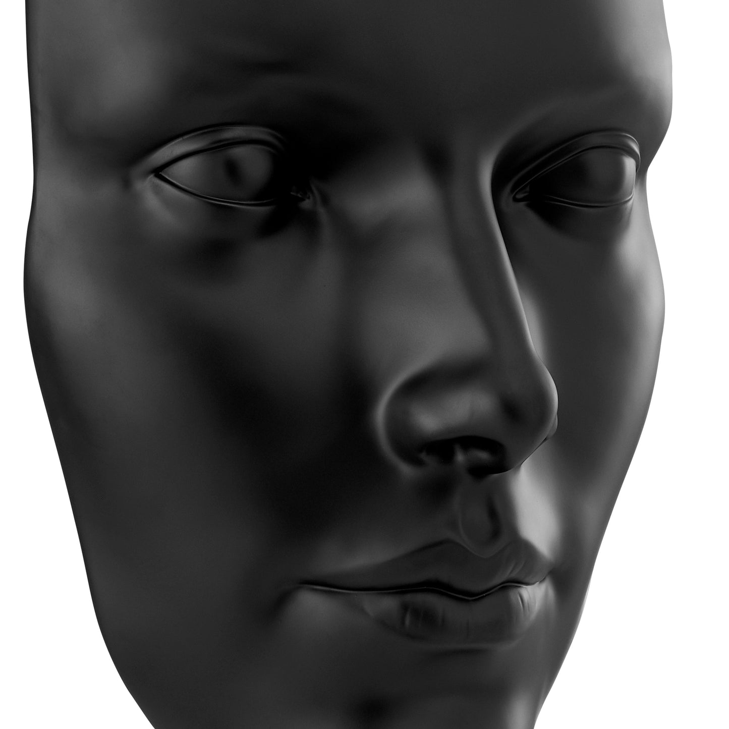 Sumerian Feminine Face Matte Black by Finesse Decor C-7042-MB