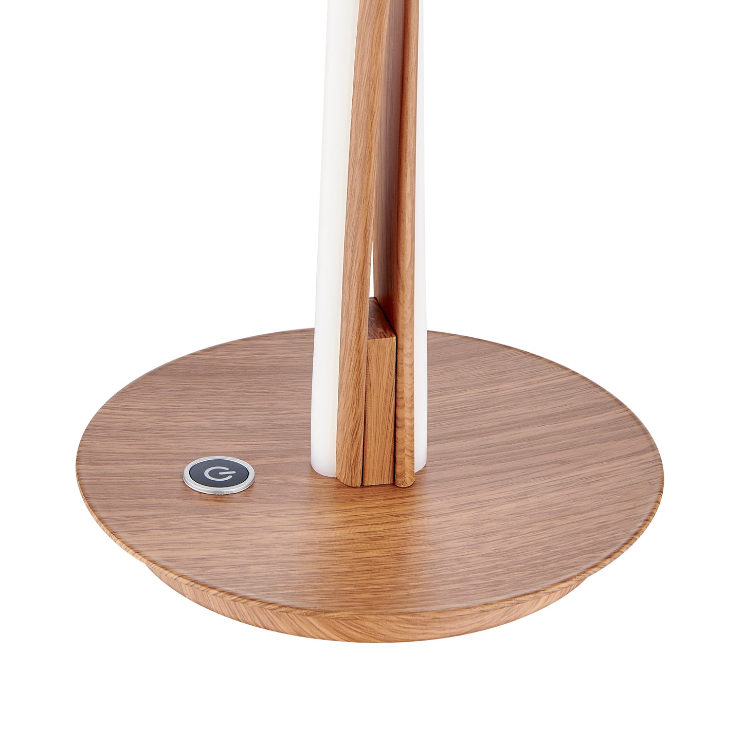Munich Wood Table Lamp LED Strip & Touch Dimmer by Finesse Decor TL-002-LW