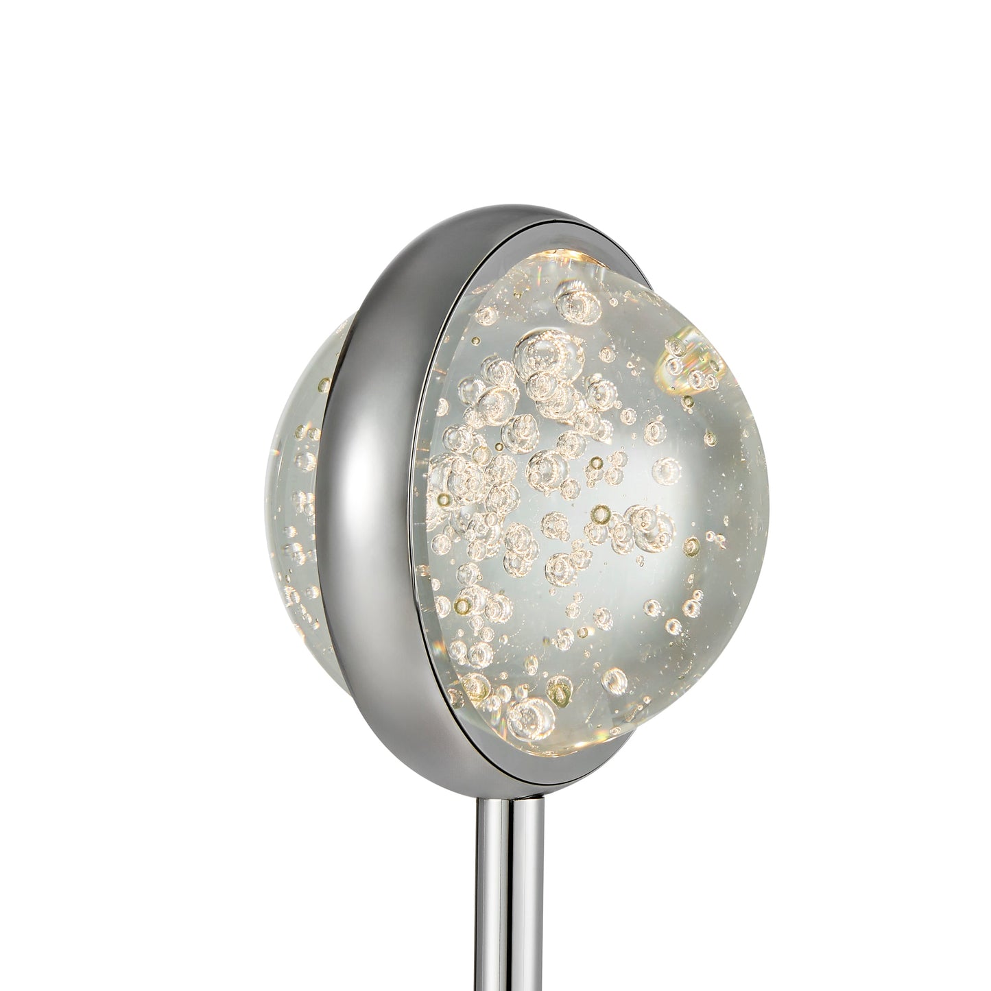 Bubbling Glow Table Lamp Chrome by Finesse Decor TL-650