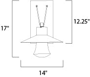 Civic Large LED Outdoor Wall Sconce Architectural Bronze by Maxim Lighting