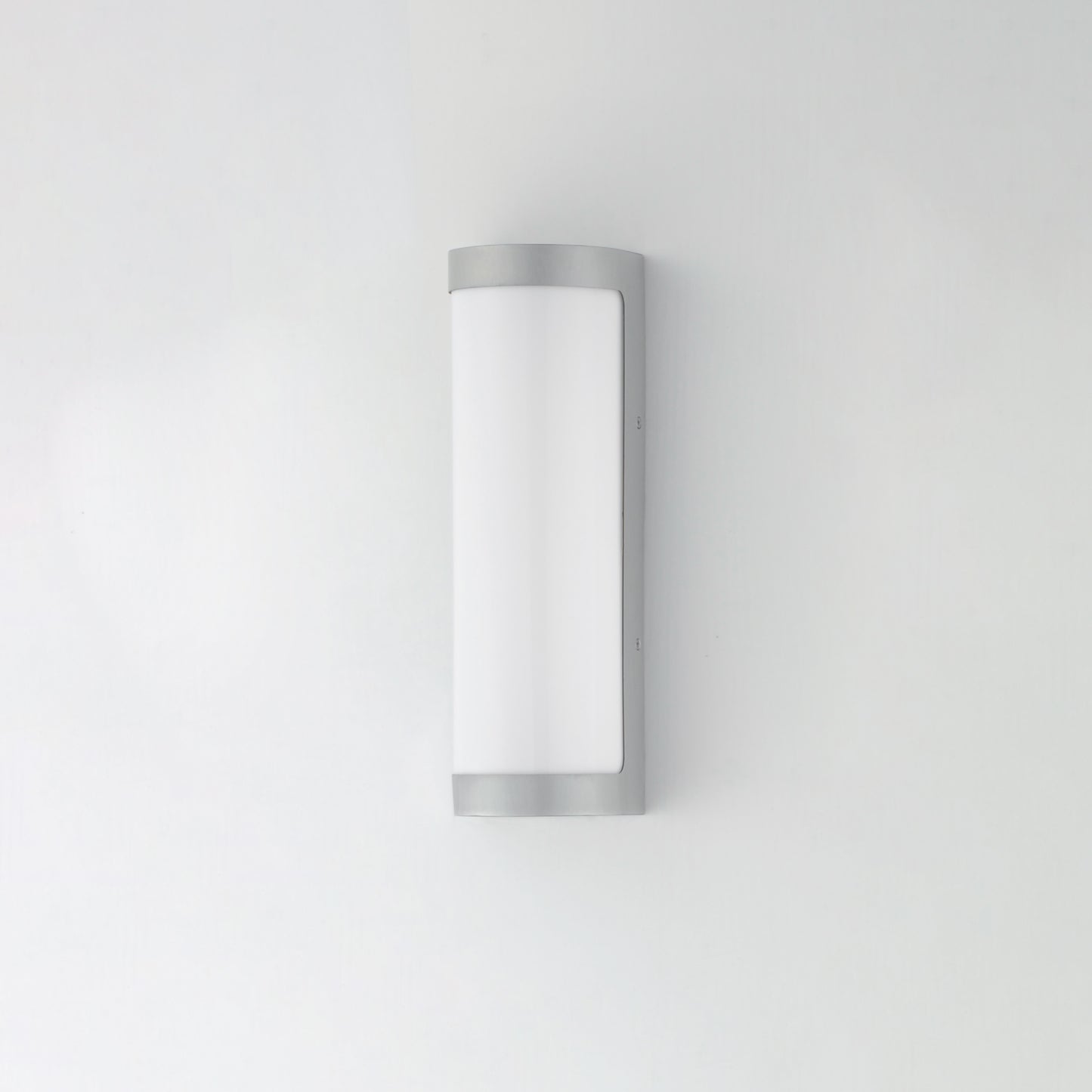 Halfpipe 15" LED Outdoor Sconce 5CCT Brushed Aluminum by Maxim Lighting