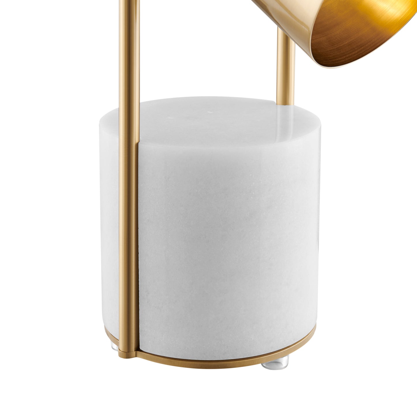 Chrysalism Gold and Marble Table Lamp by Finesse Decor TL-32405-G
