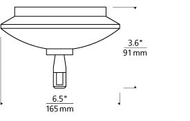 Monorail 150W Surface Magnetic Transformer by Visual & Comfort & Co