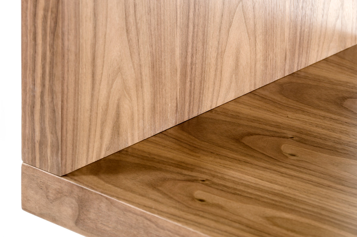 Modrest Stage 1 Modern Walnut Shelf Unit