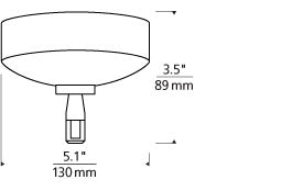 Monorail 60W LED Surface Electronic Transformer by Visual & Comfort & Co