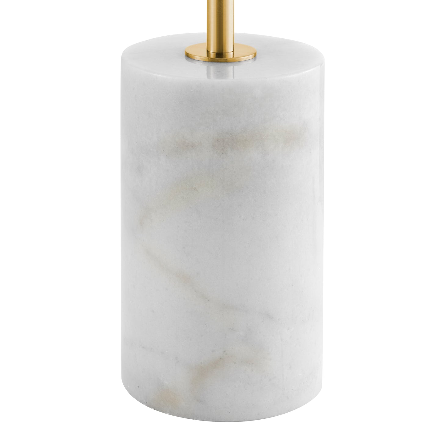 Anechdoche 2 Lights Floor Lamp Gold and White by Finesse Decor FL-3404-2G