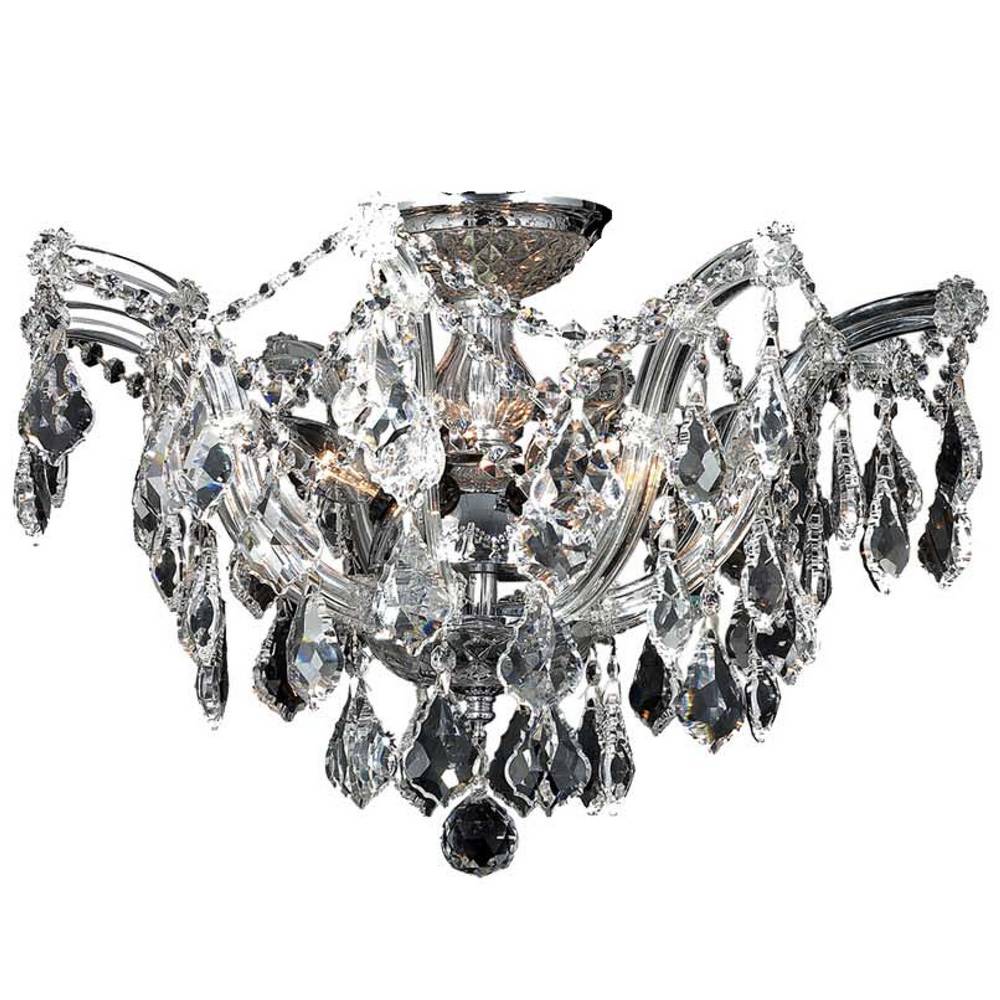 Maria Teresa Classic Flushmount 6-Light in Gold 6320GD by StarFire Crystal