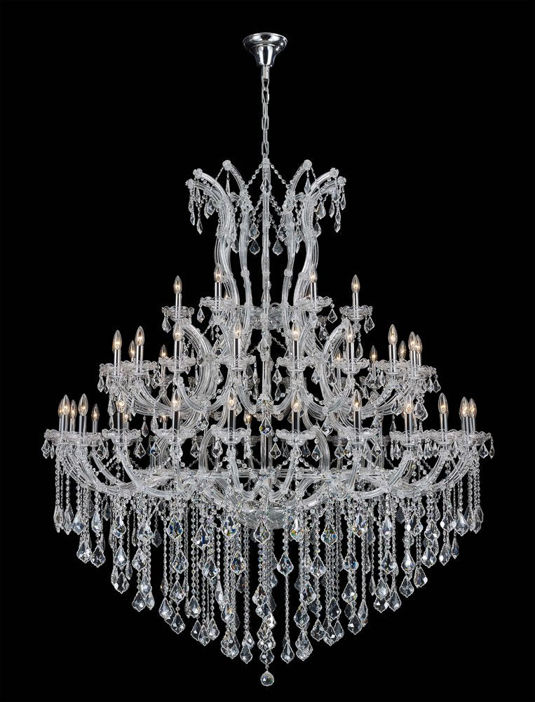 Maria Teresa Classic Chandelier 49-Light in Chrome 6360CH by StarFire Crystal