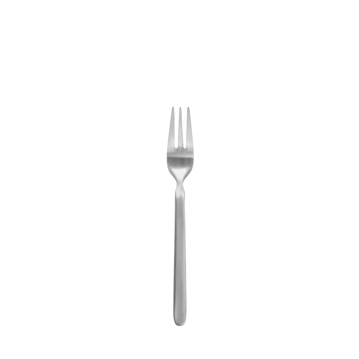 blomus STELLA Brushed Stainless Steel Cake Forks, Set of 4 – Brushed Stainless Steel cake forks, detail view 2