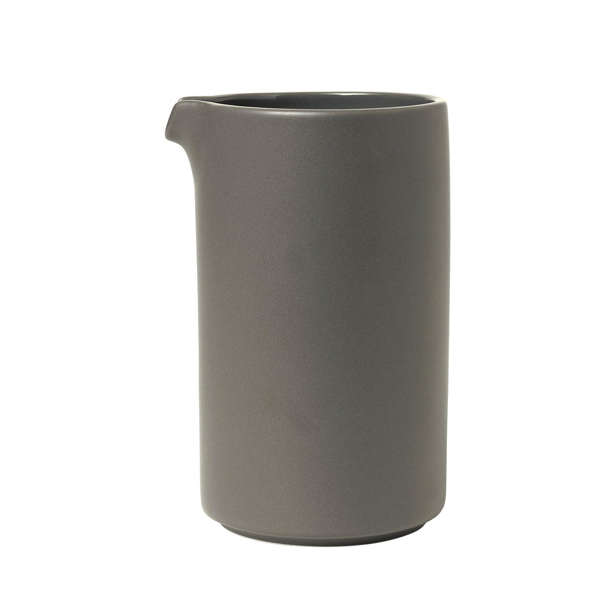 blomus PILAR Stoneware Pitchers, 17 oz or 34 oz – Pewter 17 oz pitcher