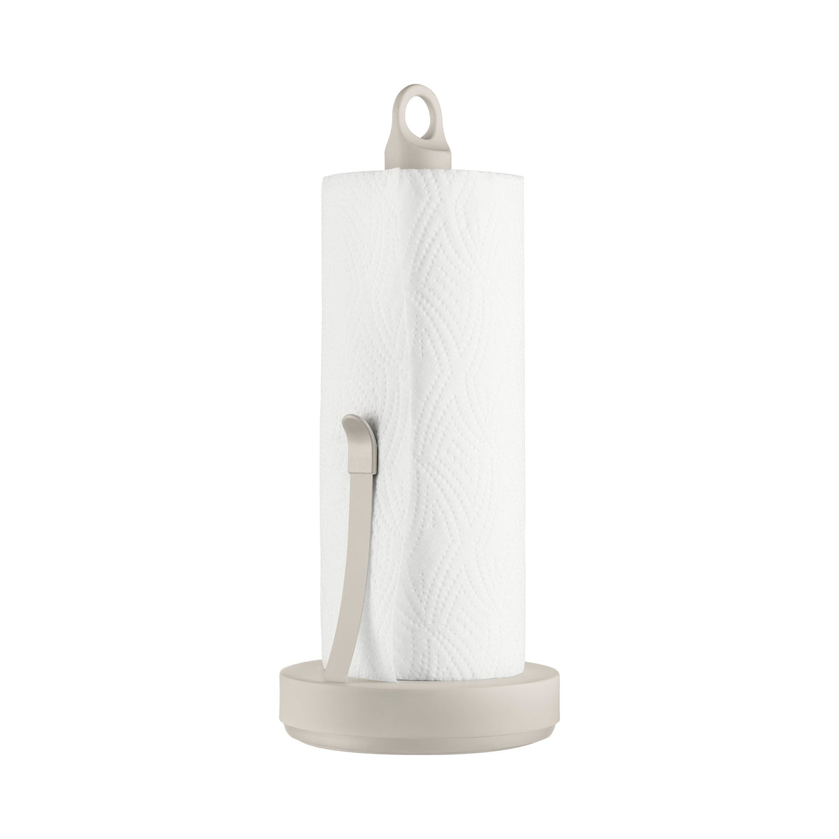 blomus LOOP Weighted Paper Towel Holder, One-Hand Tear – Moonbeam paper towel holder, product photo