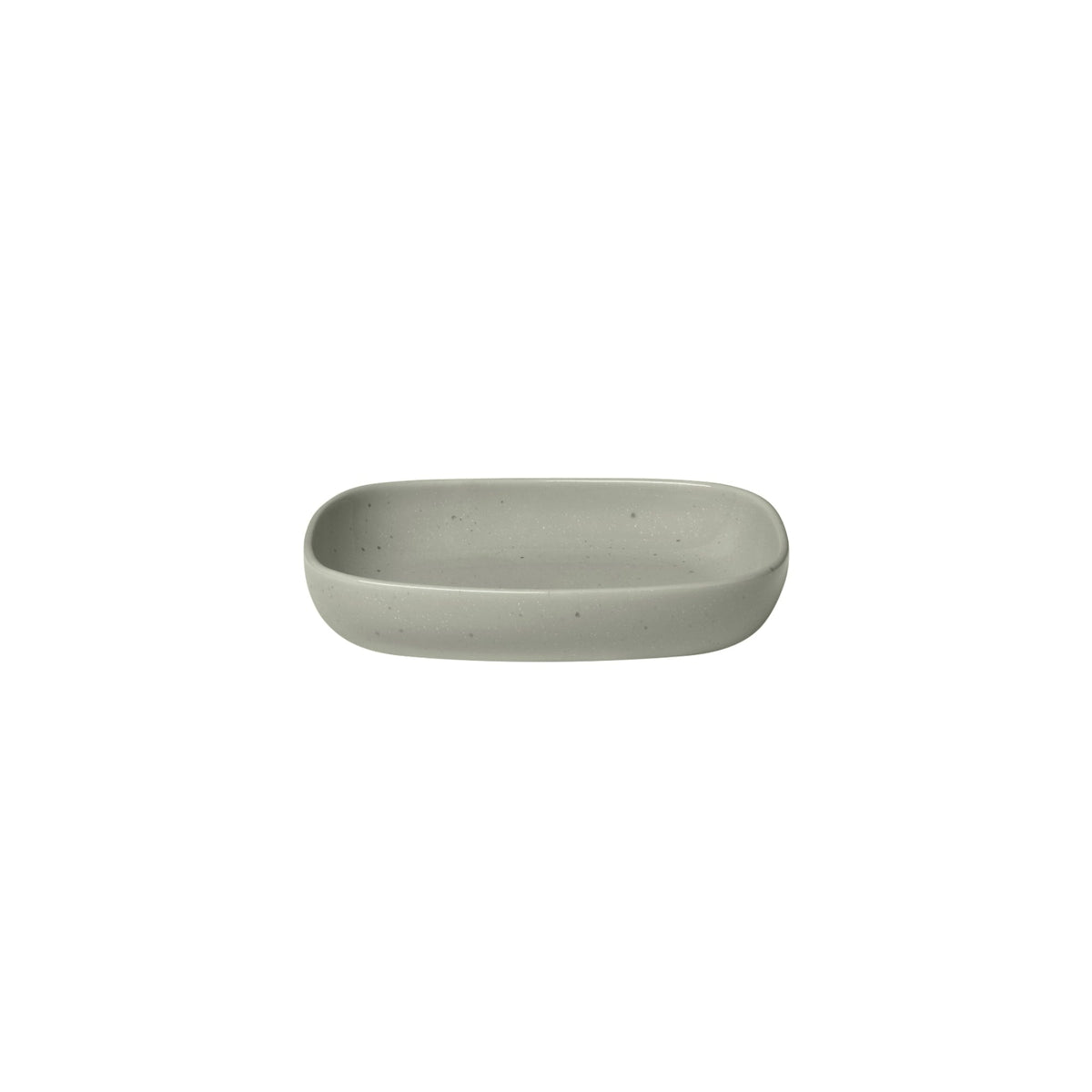 blomus VAHLO Square Stoneware Plates, 3 Sizes – Mirage Grey Side Plate 5.9 in plates, product photo