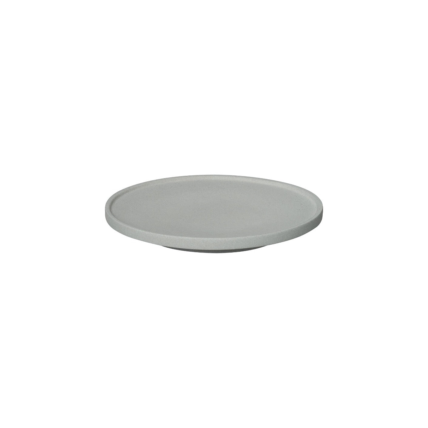 blomus Creto Concrete Round Tray Lily White