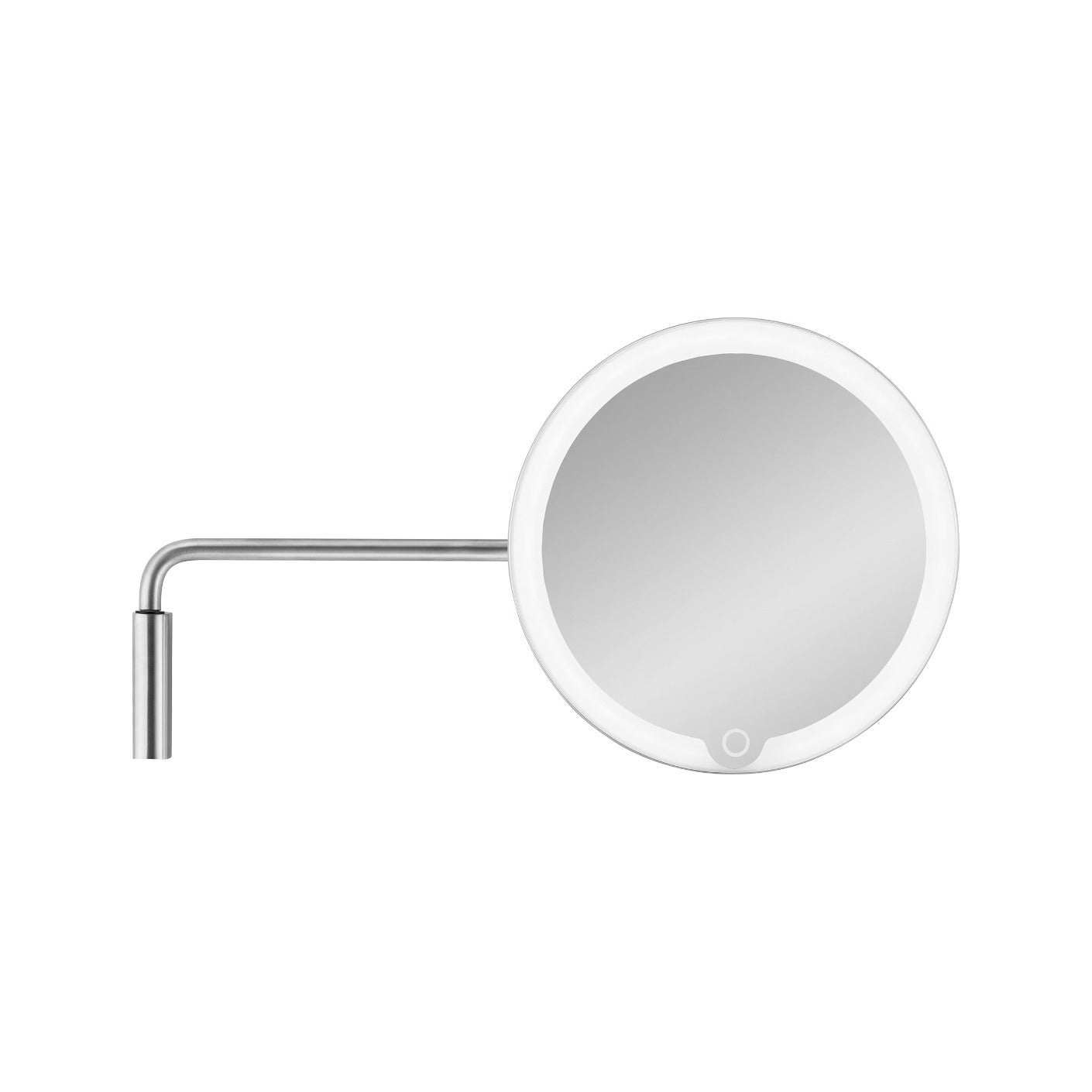blomus Modo LED Wall-Mounted Vanity Mirror Stainless Steel Brushed Wall