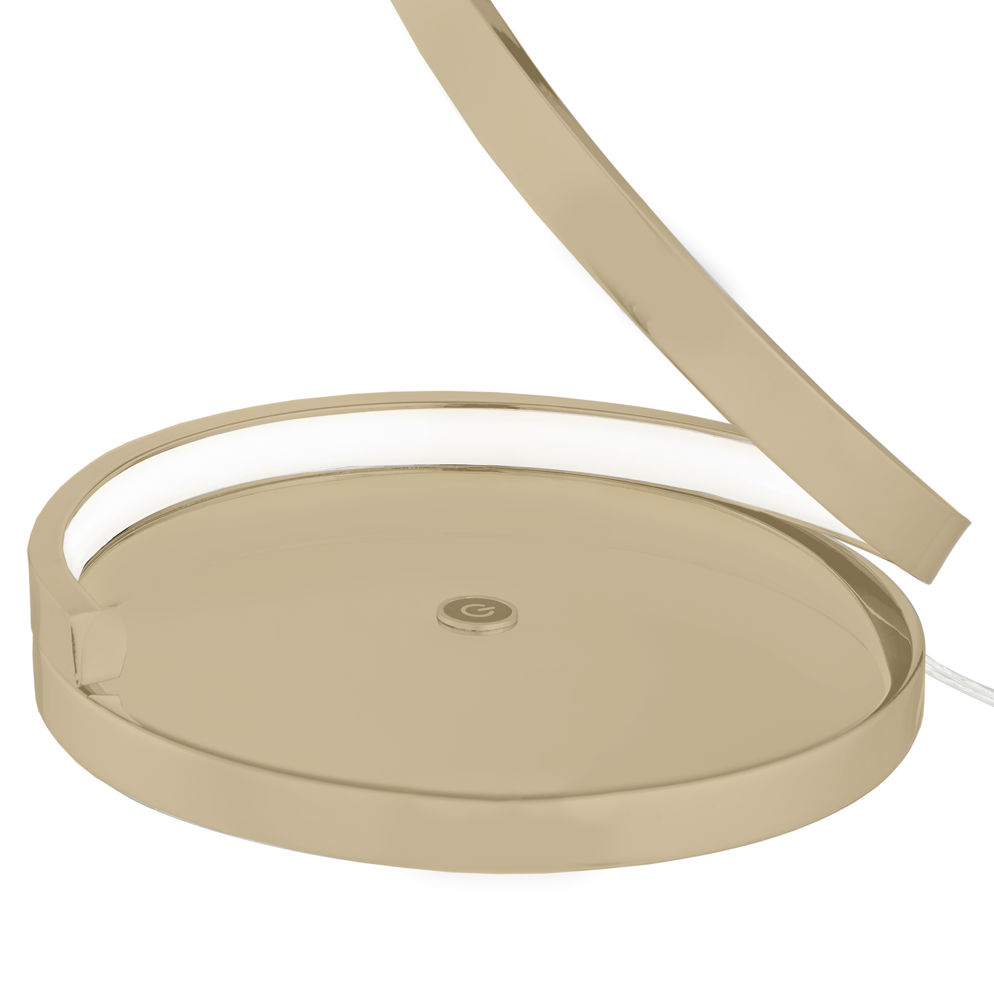 Modern Spiral LED Table Lamp Gold by Finesse Decor TL-0053-G