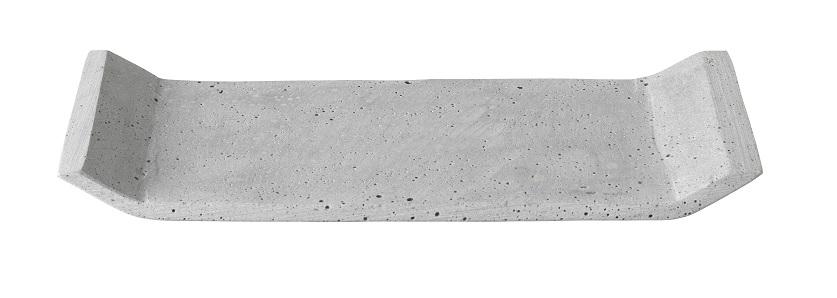 blomus Decorative Tray Polystone 12 x 5 Moon Dark Grey