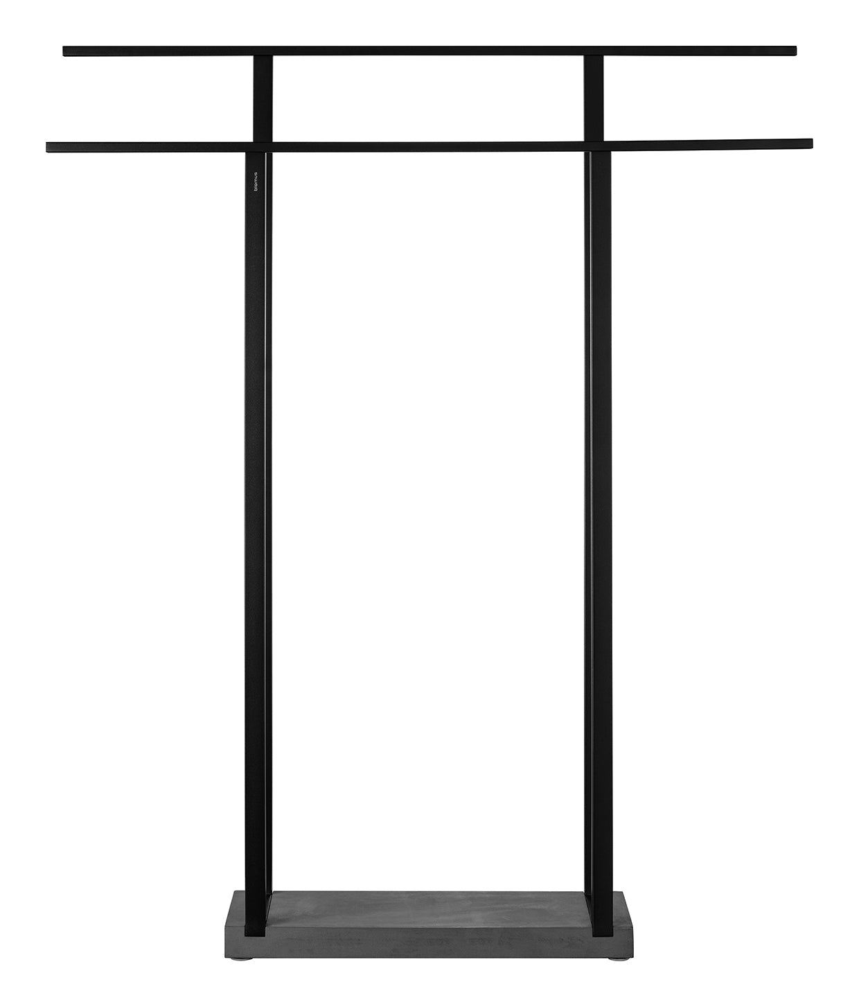 Free Standing Towel Rack Wide Black Blomus 66310