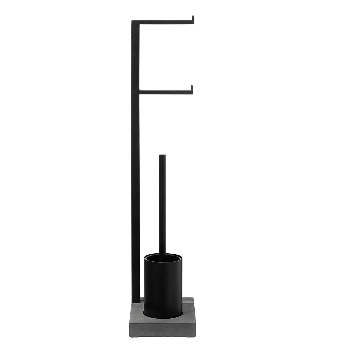 Toilet Butler Short Brush Holder 2 Roll Black Blomus 66311