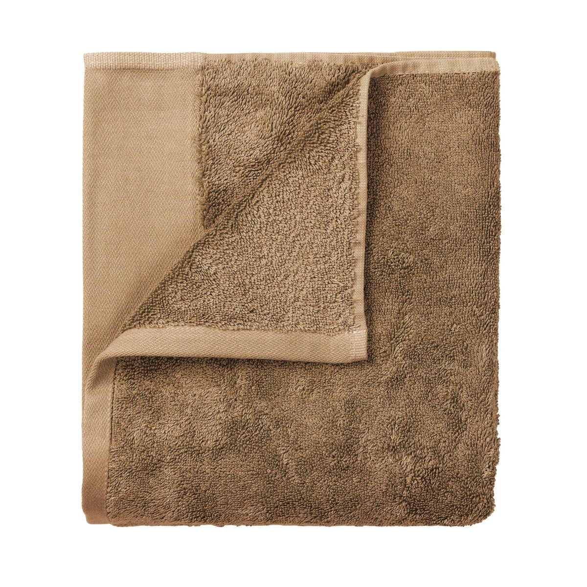 blomus RIVA Organic Cotton Guest Towels, Set of 2 – Tan guest towel set, product photo