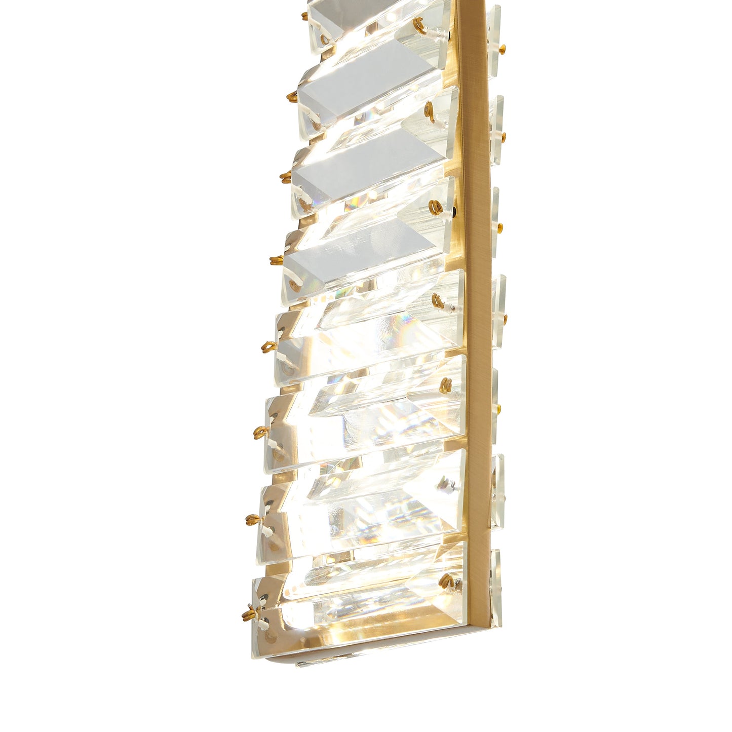 Efell LED Pendant Brushed Gold by Finesse Decor PL-55202-G