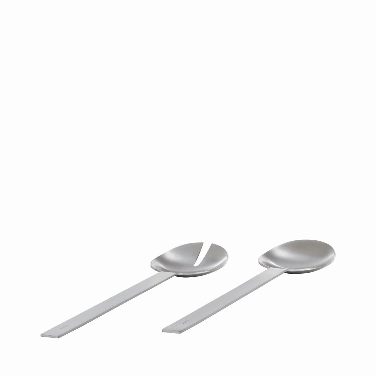 blomus EASY Brushed Stainless Steel Salad Servers, Set of 2 – Brushed Stainless Steel salad servers, product photo