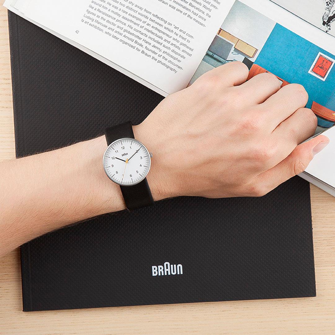Braun BN0021 Classic Watch, White Dial, Black Leather (photo 7 of 7)