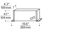 Visual Comfort Remote Transformer 300W Mag 12V 277V IN/12V OUT