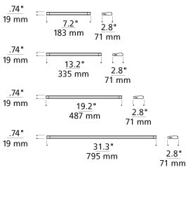 Visual Comfort Unilume Led Slimline White