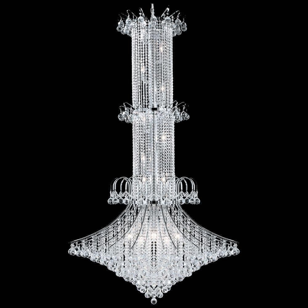 Essentials Chandelier 20-Light in Chrome 7044CH by StarFire Crystal