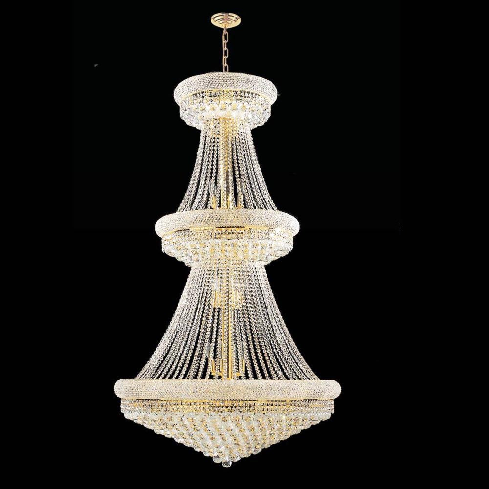 Empire Chandelier 41-Light in Gold 7142GD by StarFire Crystal