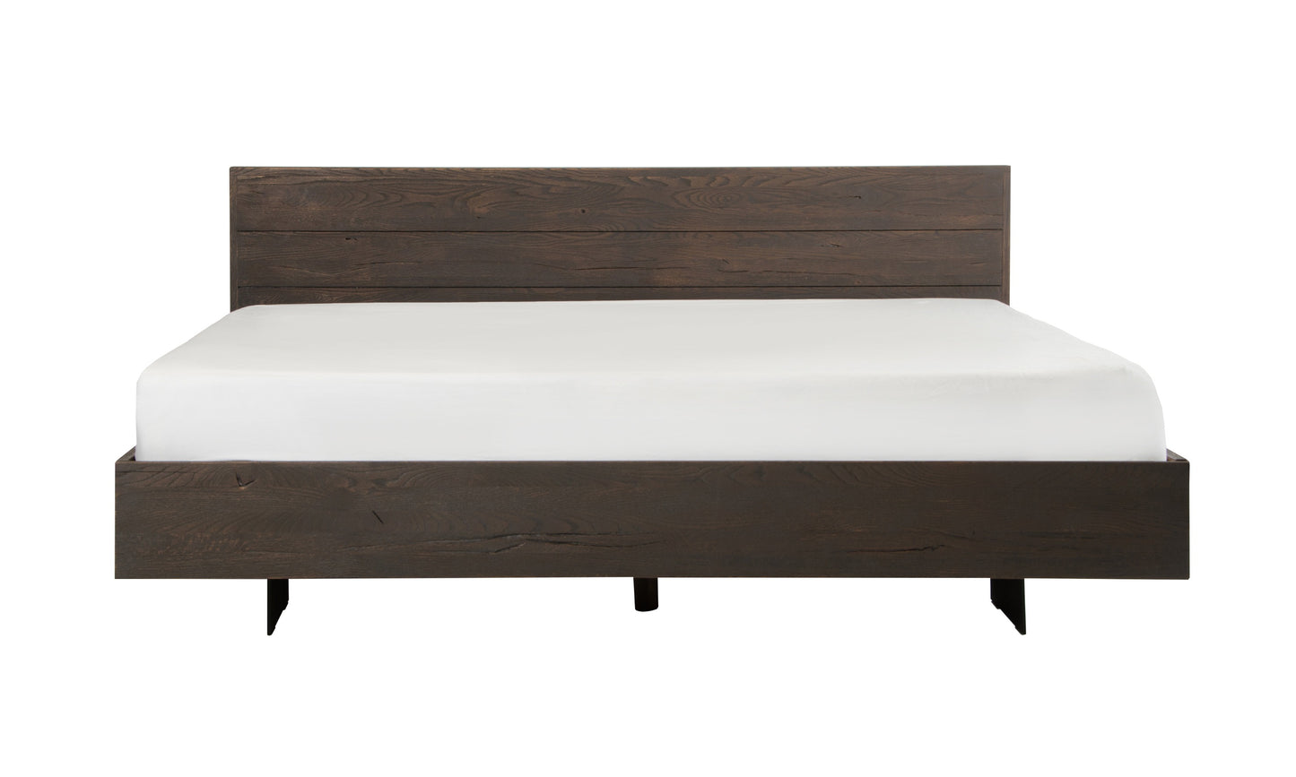 Modrest Selma Modern Dark Aged Oak Bed
