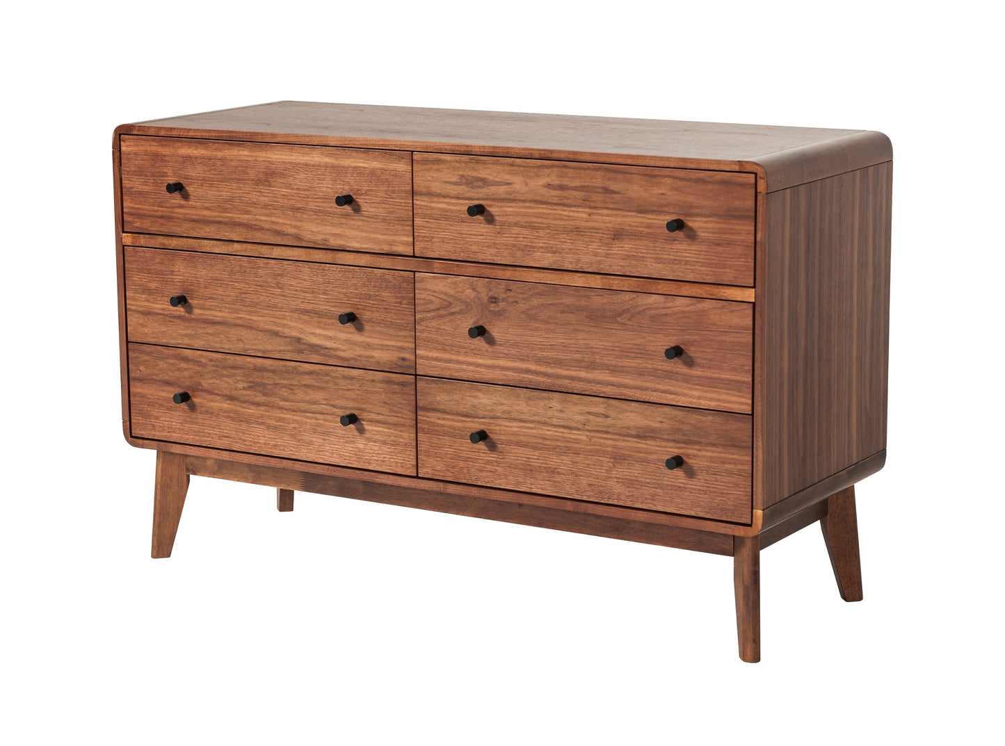 Modrest Marshall Mid-Century Modern Walnut Dresser