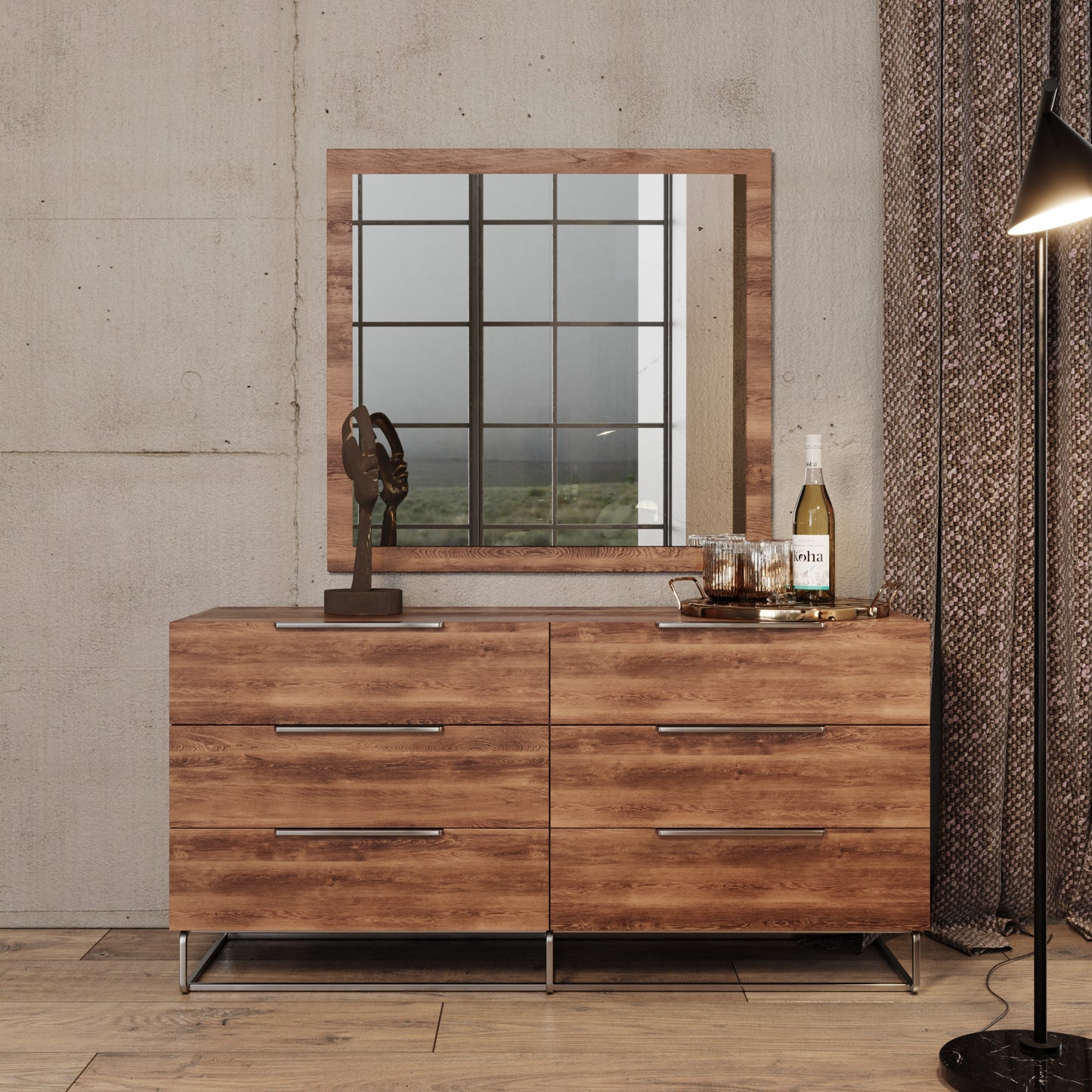 Nova Domus Lorenzo Italian Modern Light Oak Dresser