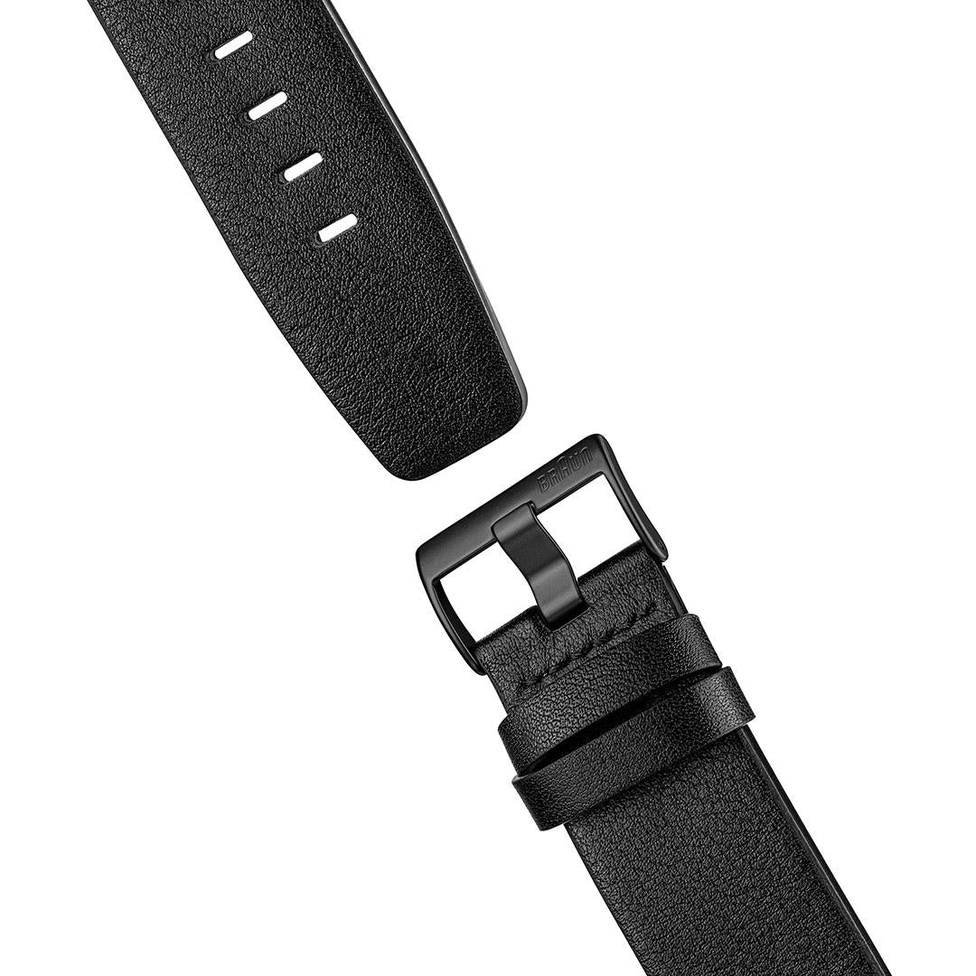 Braun BN0035 Classic Chronograph – All Black – strap and buckle