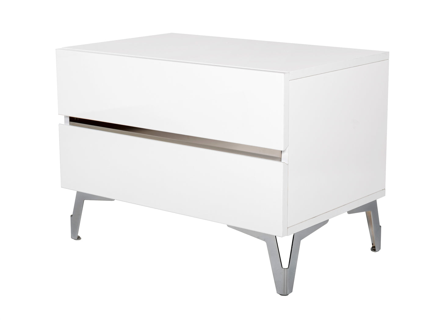 Nova Domus Angela Italian Modern White Nightstand